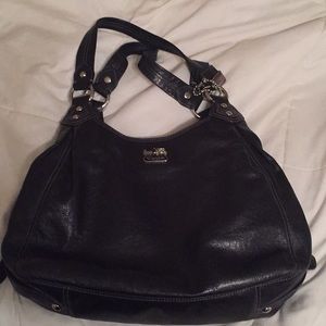 Authentic Coach Black Shoulder Purse